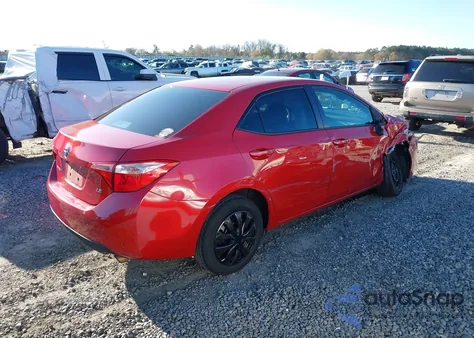 2017 Toyota Corolla Le z USA, uszkodzony, nr VIN 2T1BURHE2HC807204